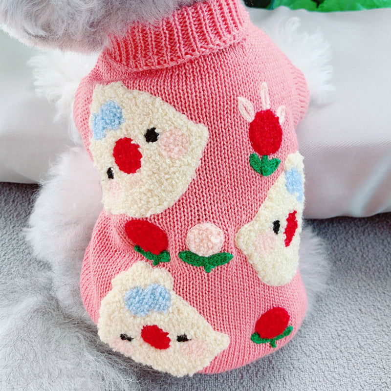 Autumn And Winter Short Pet Sweaters Dog Clothes
