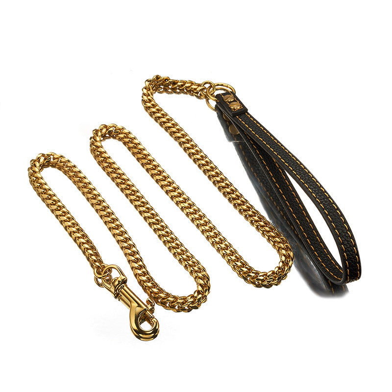 Stainless Steel Cuban Link Chain Hand Holding Rope