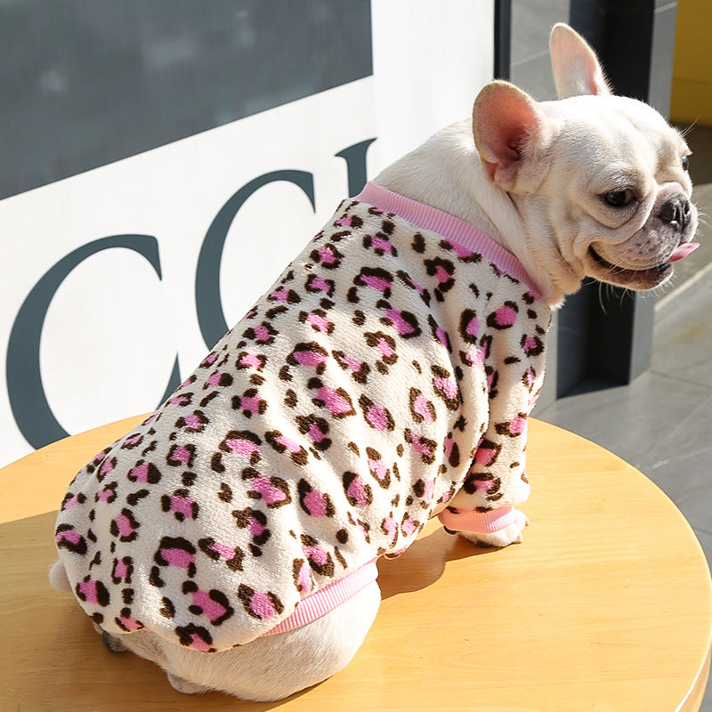 Pet Clothes puppy Autumn And Winter Warm Pajamas Jacket