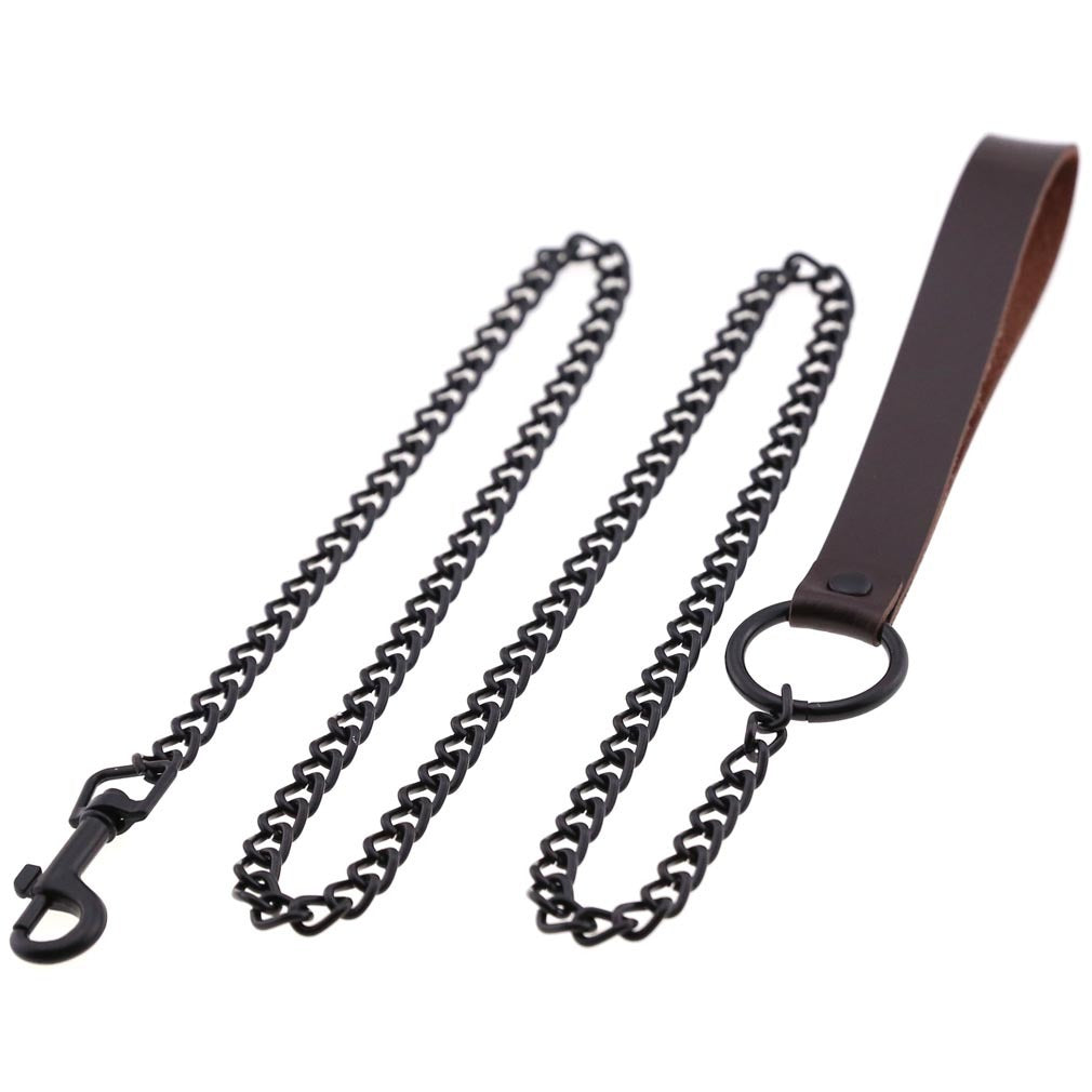 Dark Goth Wind Leather Hand Holding Rope