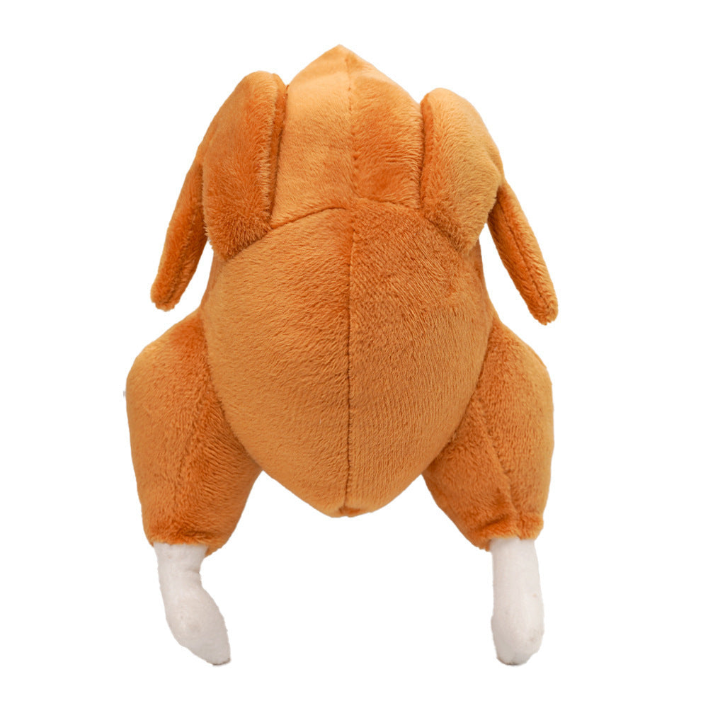 Pet Sounding Roast Chicken Creaking Plush Toy