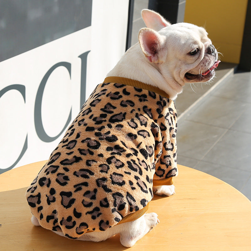 Pet Clothes puppy Autumn And Winter Warm Pajamas Jacket