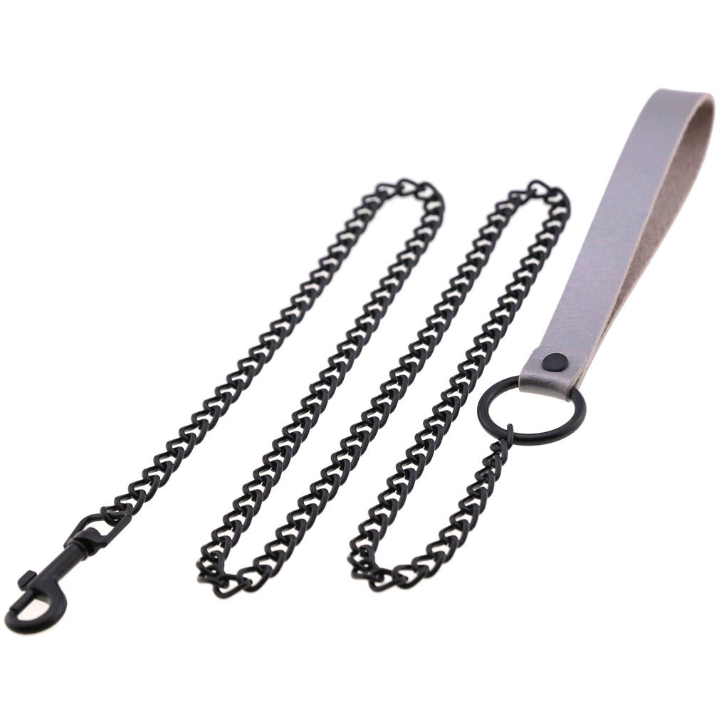 Dark Goth Wind Leather Hand Holding Rope